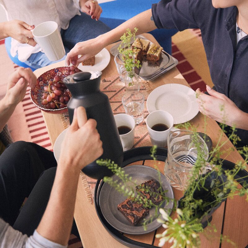 Rosendahl Daybreak termokanne tall 1,0L svart