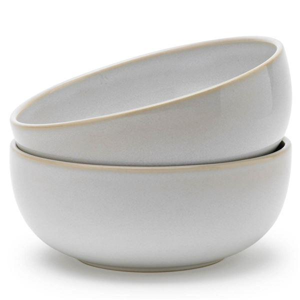 Knabstrup Keramik Tavola dyp tall 2 stk Ø15 cm hvit