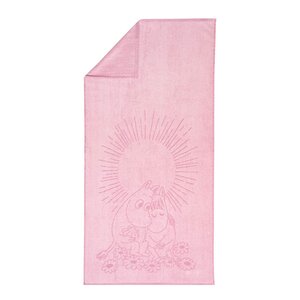 MoominArabia Mummi badehåndkle 70x140 cm Kjærester rosa
