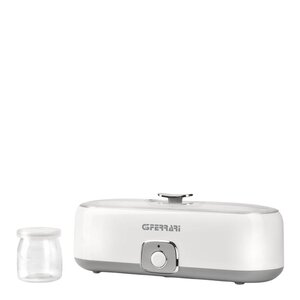 G3 Ferrari Fermento 4 yoghurt maker med 4 glass hvit