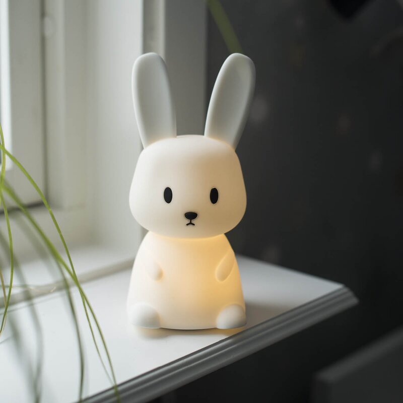 Star Trading Bunny LED nattlampe 357-66 9x9 cm hvit