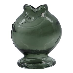 House Doctor Fish vase 17,5 cm røkt grå