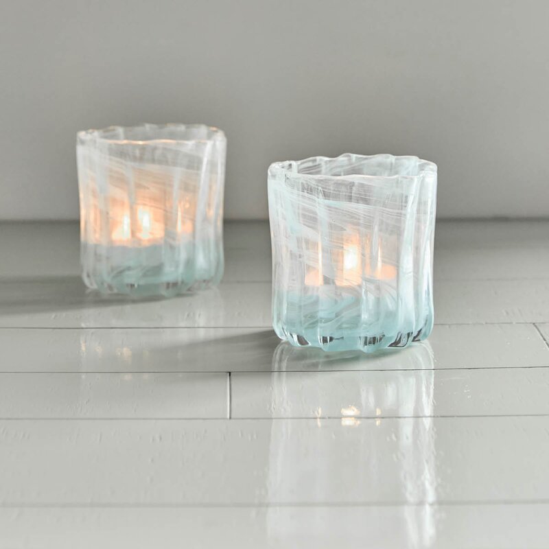 House Doctor Curl telysestake 10x11,5 cm 2 stk blå