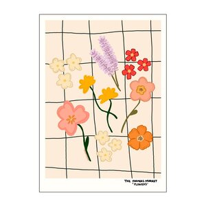 Poster & Frame Engberg Studio poster 30x40 cm farmers market flowers