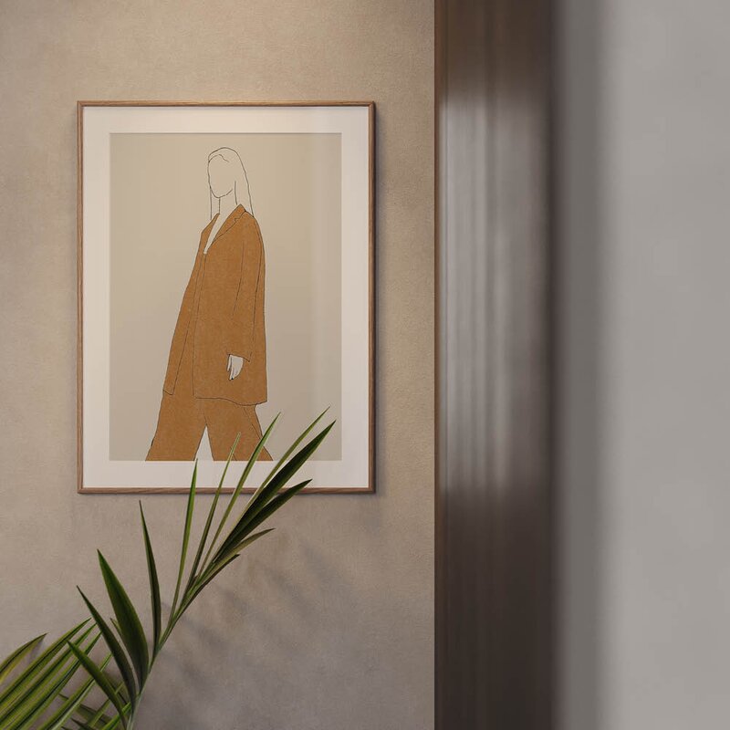 Poster & Frame The Poster Club x Chloe Purpero Johnson poster 50x70 cm comfy suit