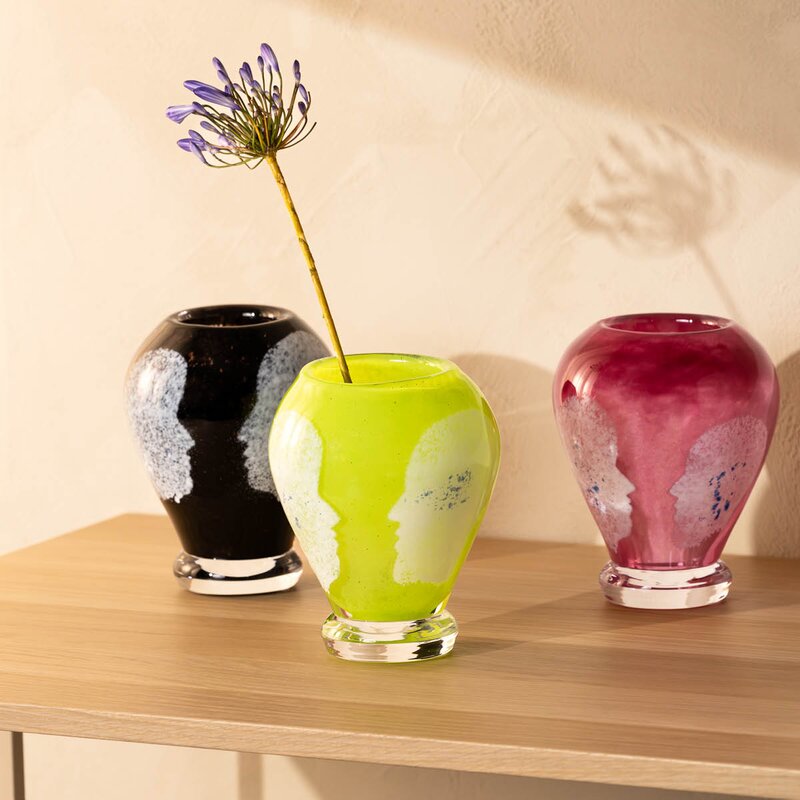 Magnor Vi Møtes vase 18 cm rosa
