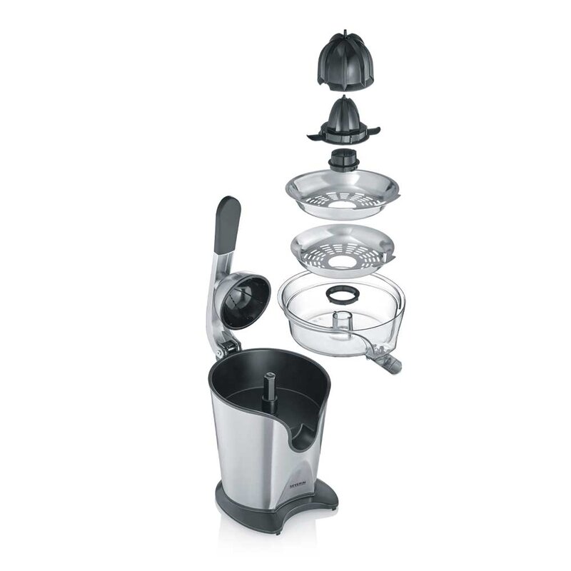 Severin Juicer med pressarm CP3544 160W svart/sølv