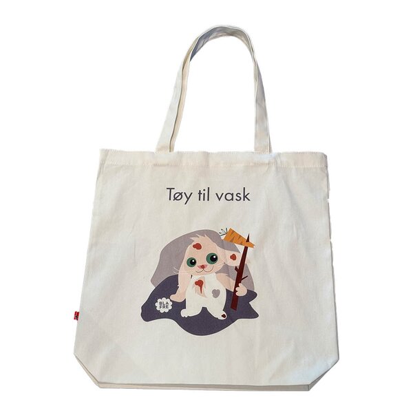 Blafre Tøynett "Tøy til vask" Beige/blågrå