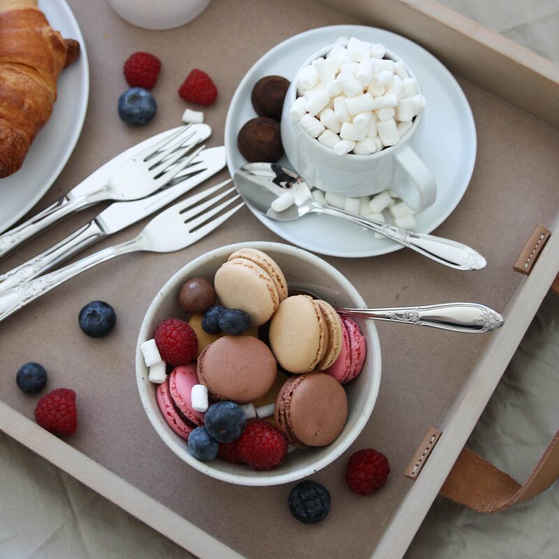 Hardanger bestikk Nina dessertsett 7 deler