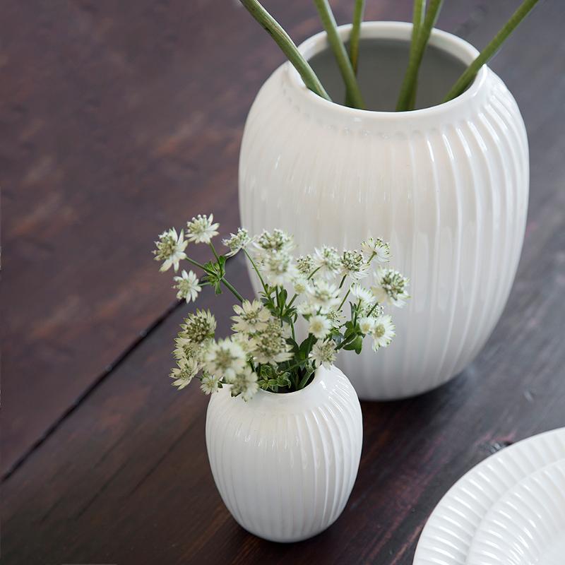 Kähler Hammershøi vase 21 cm hvit