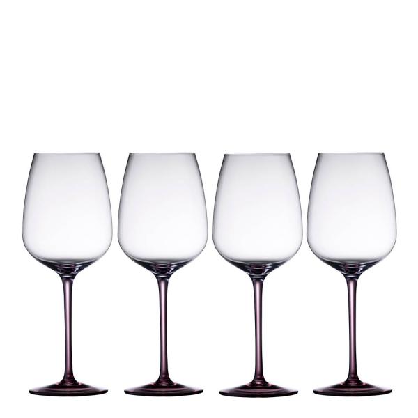 Lyngby Glas – Vienna vinglass 53 cl 4 stk purple