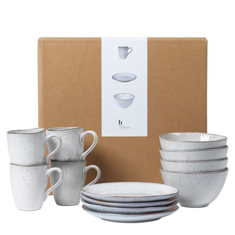 Broste Copenhagen Nordic Sand frokostsett 12 deler