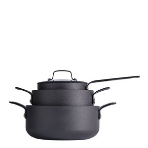 Morsø Gusto grytesett 6 deler svart aluminium