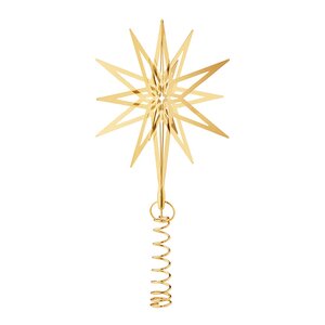Georg Jensen Jul 2025 Lyra toppstjerne liten 17,7 cm gull