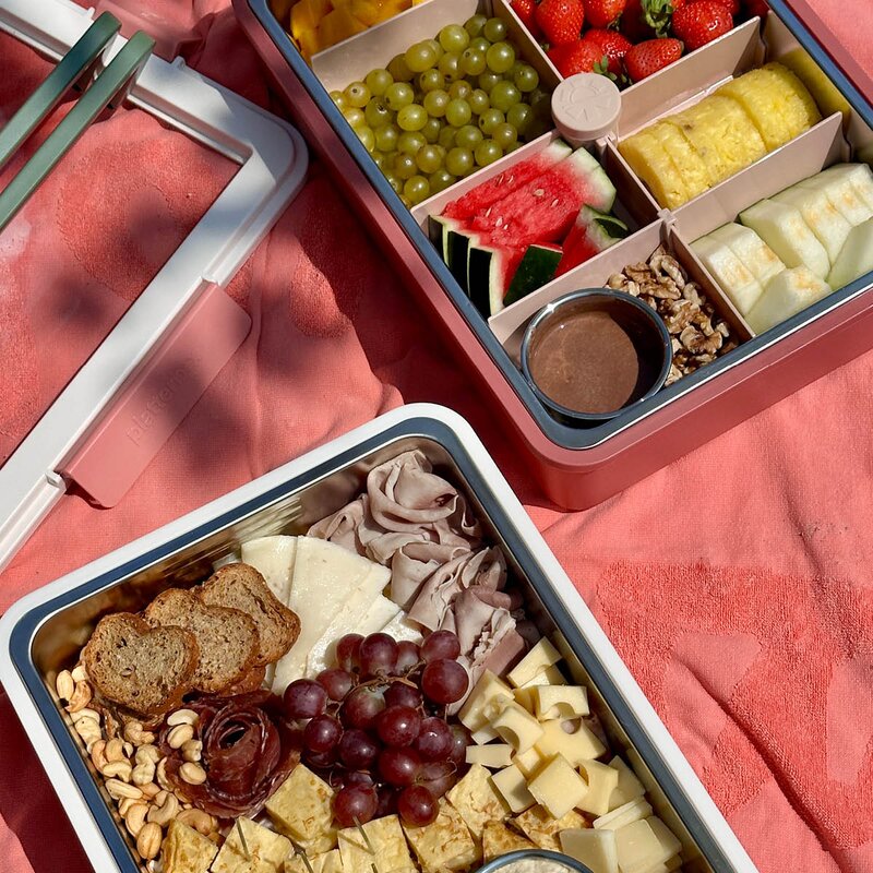 Platterbox Matboks isolert med kjøling 5,5L Floral