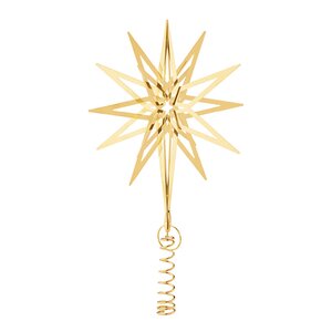 Georg Jensen Jul 2025 Lyra toppstjerne medium 22,5 cm gull