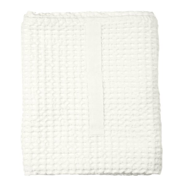 The Organic Company Big Waffle badehånkle 150x100 cm hvit