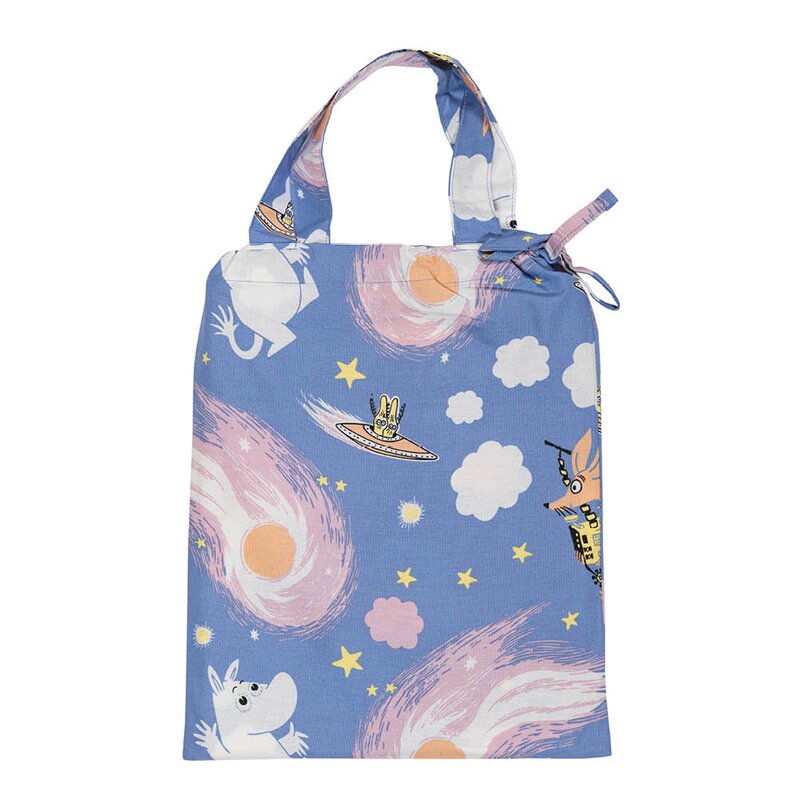 MoominArabia Mummi sengesett 85x125 cm Romeventyr blå