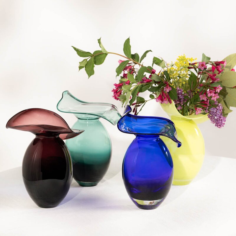 Magnor Iris vase 30 cm lilla