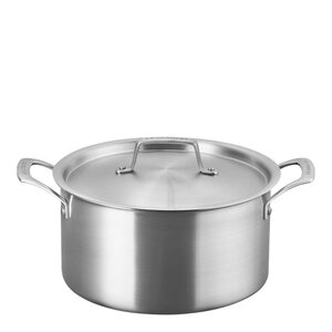 Le Creuset Essential 3-Ply dyp gryte 24 cm 6L m/lokk