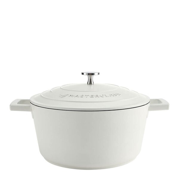MasterClass Cast Aluminium gryte 4L kremfarget
