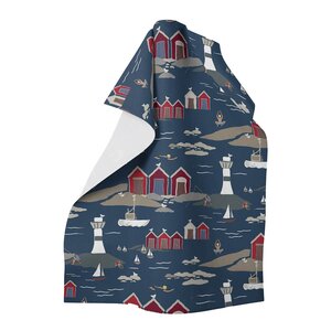 Arvidssons Textil Kust kjøkkenhåndkle blå