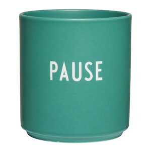 Design Letters Favourite kopp PAUSE 25 cl antique green