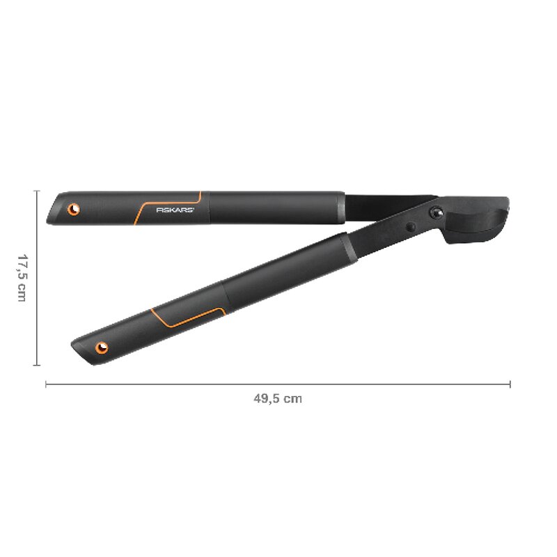 Fiskars SingleStep grensaks L28 liten 57 cm svart