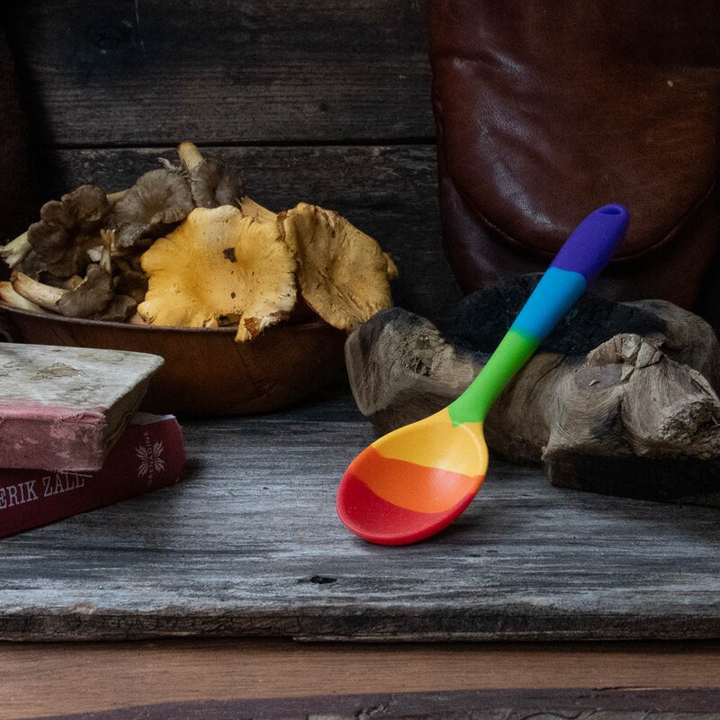 Taylor-s Øse silikon 21 cm regnbuefarget