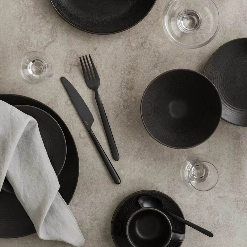 Blomus Kumi asjett 16 cm mørk brun