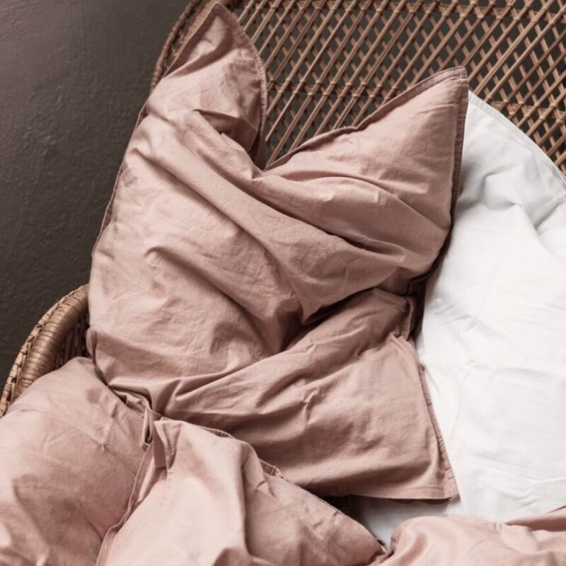 Midnatt Wilted putetrekk 50x70 cm 2 stk dusty pink