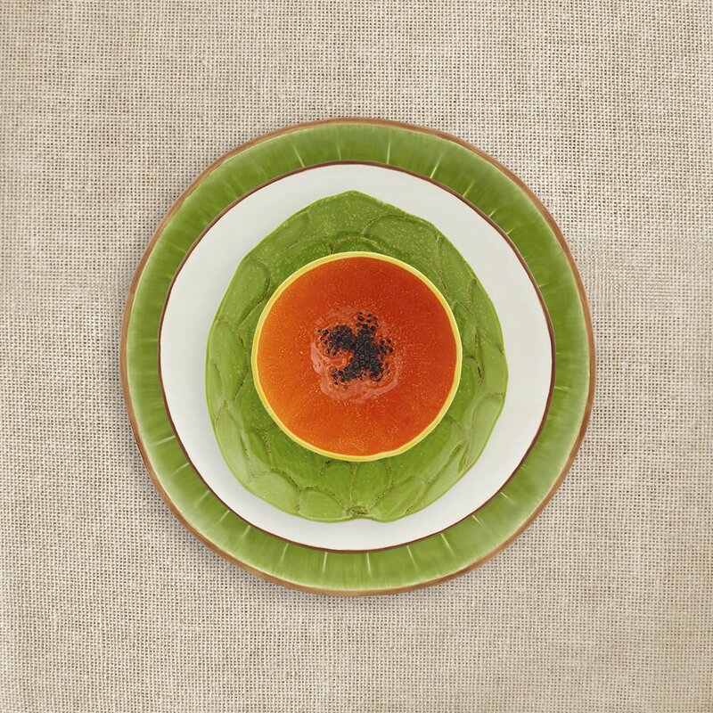 Bordallo Pinheiro Tropical Fruits skål 50 cl papaya