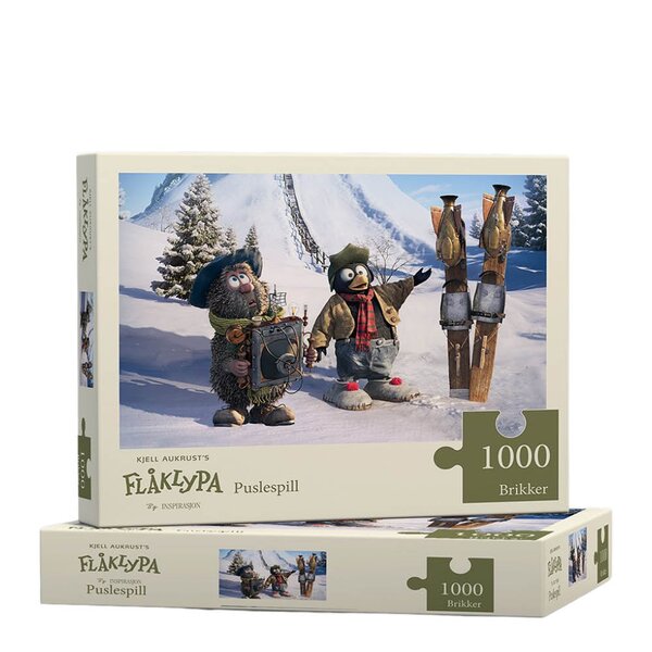 Flåklypa Puslespill 1000 brikker Rekorden