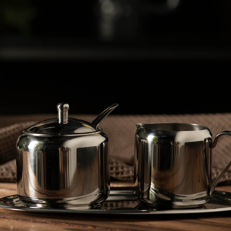 Modern House Lundi kaffesett 3 deler 0,16L + 0,2L blank