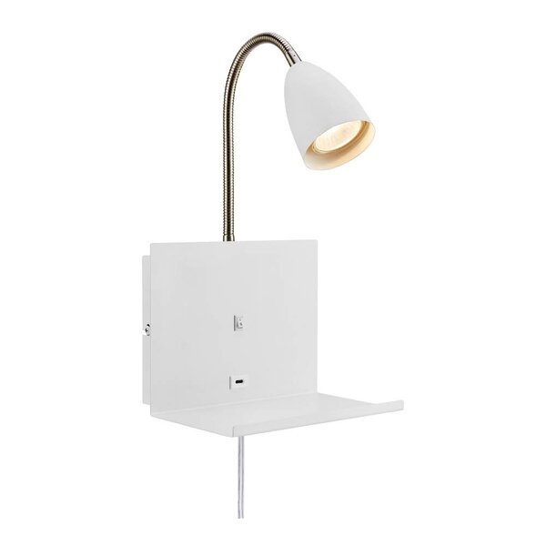 Markslöjd Cuarto vegglampe 27 cm hvit