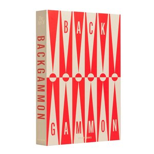 Printworks Klassisk backgammon Art of Backgammon rød/cream
