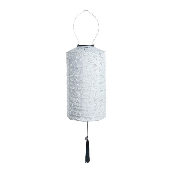 Lene Bjerre Lunaria solcellelykt 33 cm hvit