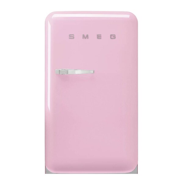SMEG Kjøleskap med fryser FAB10 høyrehengslet rosa