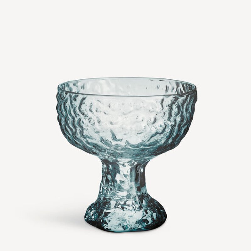 Kosta Boda Moss coupe champagneglass 35 cl sirkulær