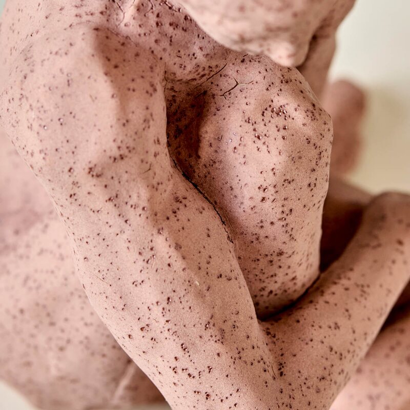 House Doctor Figur Woman i keramikk  21 cm brun