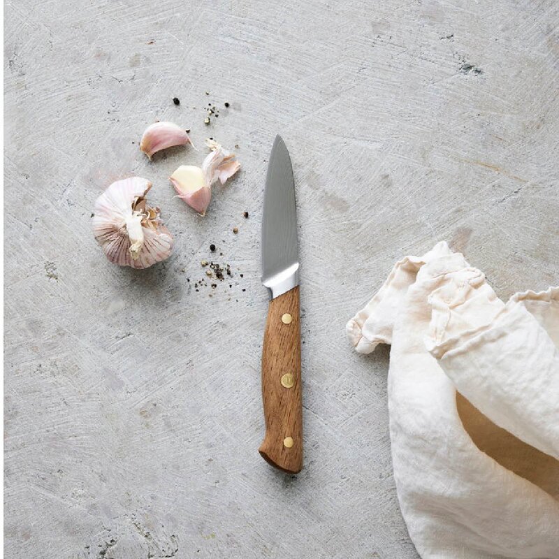 Pillivuyt Gourmet Douron knivsett 2 deler damaskusstål/eik