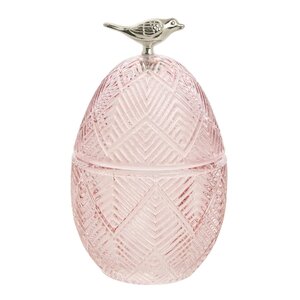 Lene Bjerre Esilia bonbonniere egg 15,5 cm dusty rose