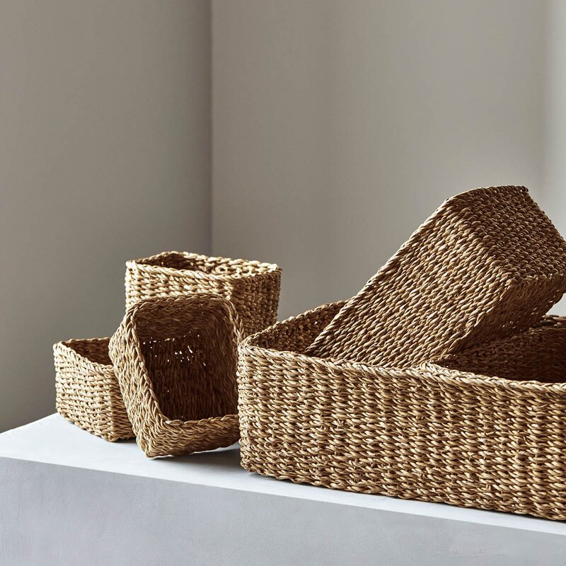 Meraki Oppbevaringskurv 7 stk sjøgress