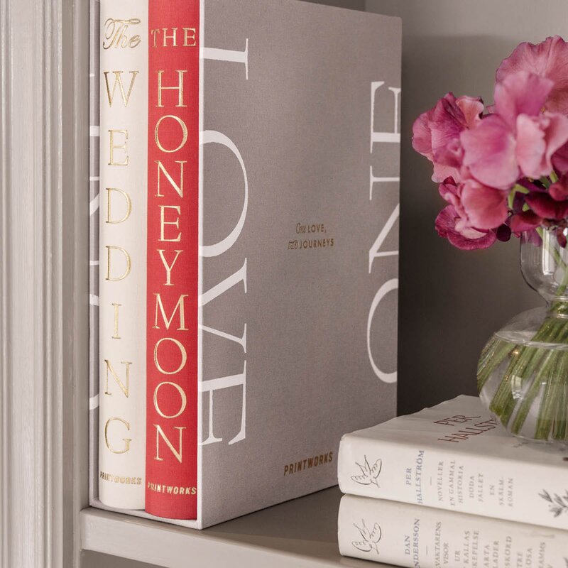 Printworks One Love fotobok bryllup 2 stk