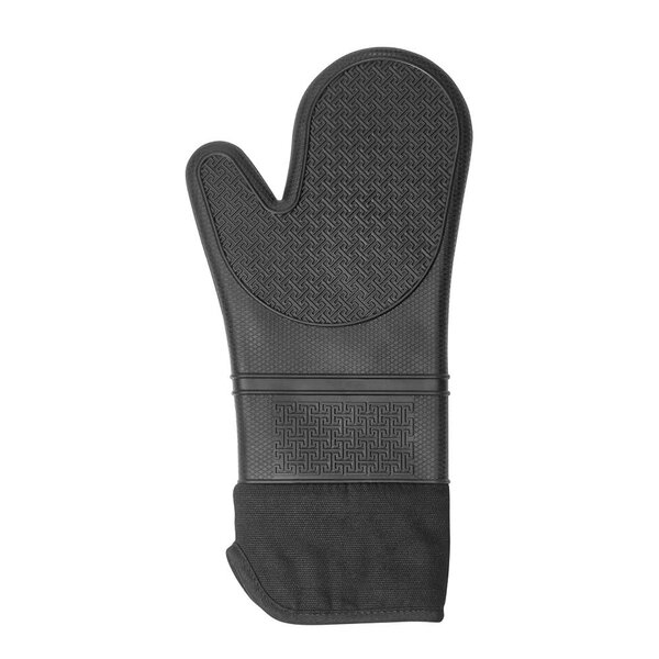 moHA! Ovn & Grill silikonbeskyttelseshanske 40 cm svart