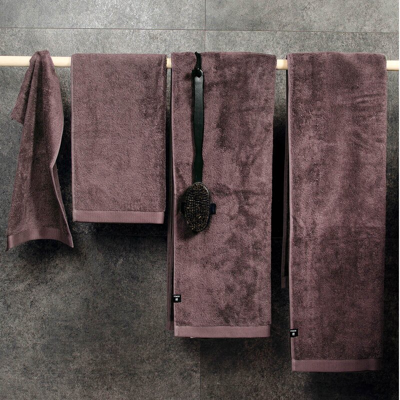 Himla Maxime håndkle frotté 70x140 cm maroon