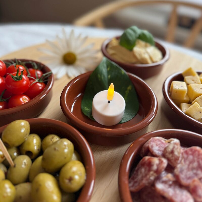 Regas Tapasform 11,5 cm 6 stk terrakotta