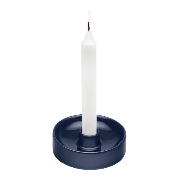 Arabia - Kirnu lysestake 11x3,5 cm blå