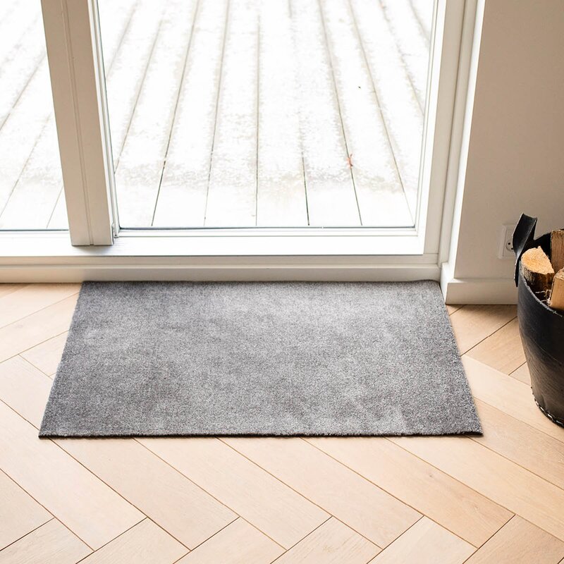 Tica Copenhagen Unicolor gulvmatte 90x60 cm steelgrey