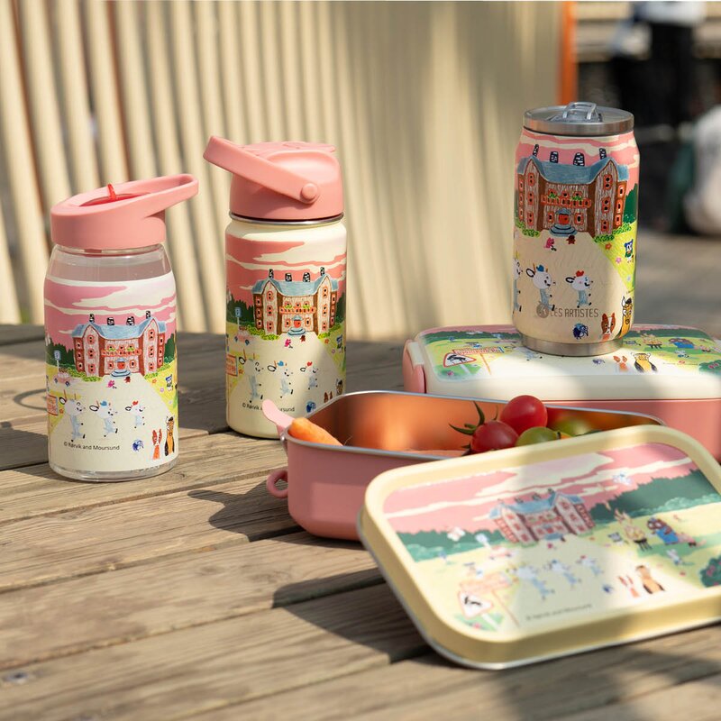 Modern House Bukkene Bruse drikkeflaske 0,4L skogens ro rosa